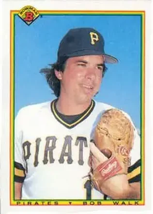 1990 Bowman #163 - Bob Walk - Pittsburgh Pirates