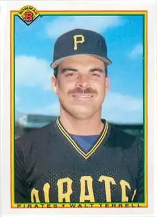 1990 Bowman #165 - Walt Terrell - Pittsburgh Pirates
