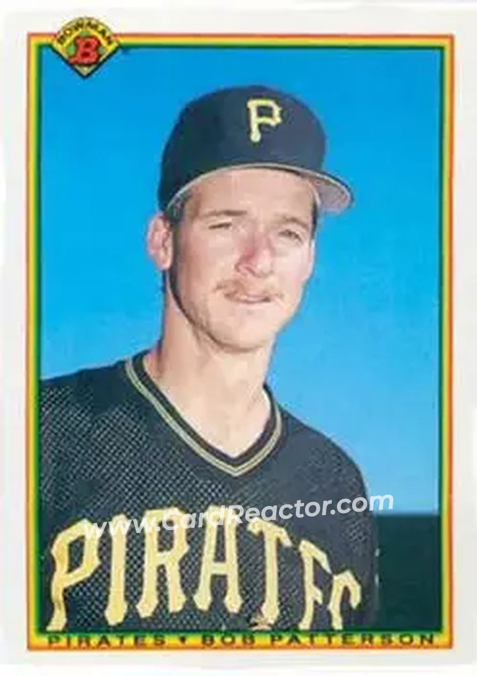 1990 Bowman #168 - Bob Patterson - Pittsburgh Pirates - Front