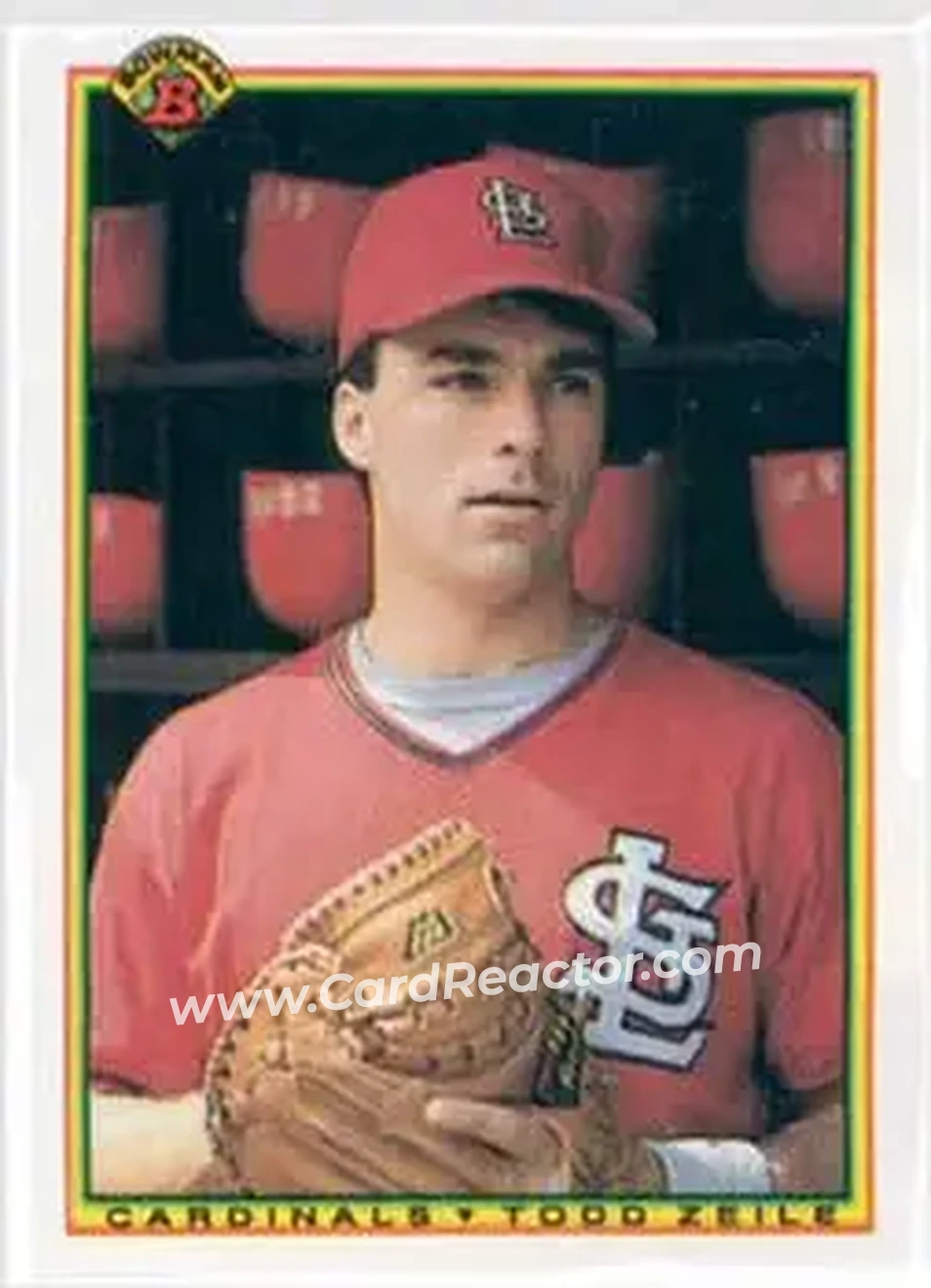 1990 Bowman #193 - Todd Zeile - St. Louis Cardinals - Front
