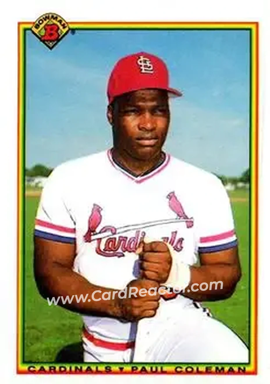 1990 Bowman #199 - Paul Coleman - St. Louis Cardinals - Front