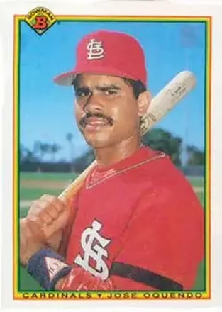 1990 Bowman #200 - Jose Oquendo - St. Louis Cardinals