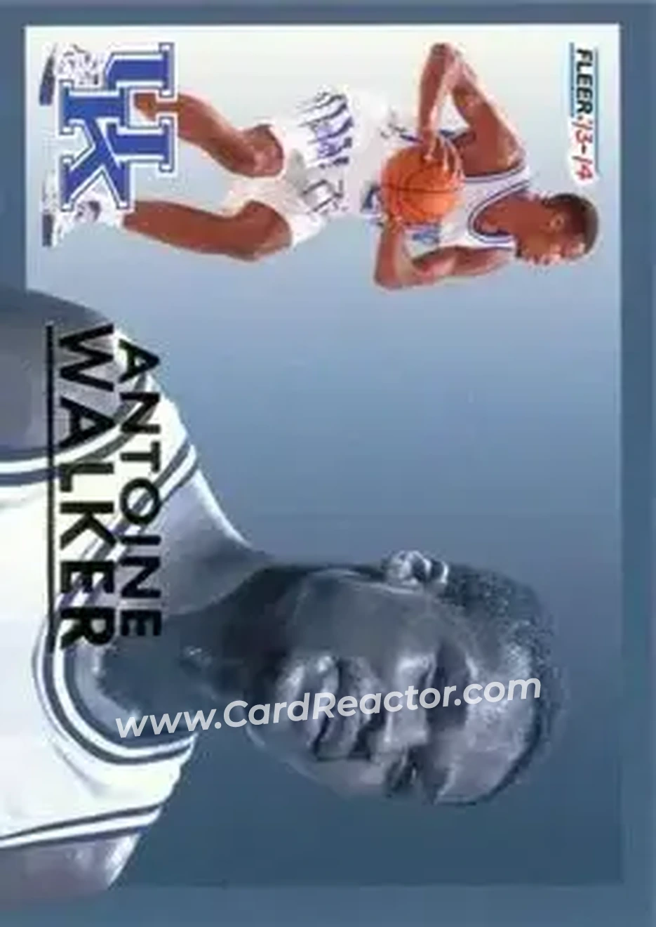 2013-14 Fleer Retro - '92-93 Fleer Final Four Stars #1 - Antoine Walker - Kentucky Wildcats - Front