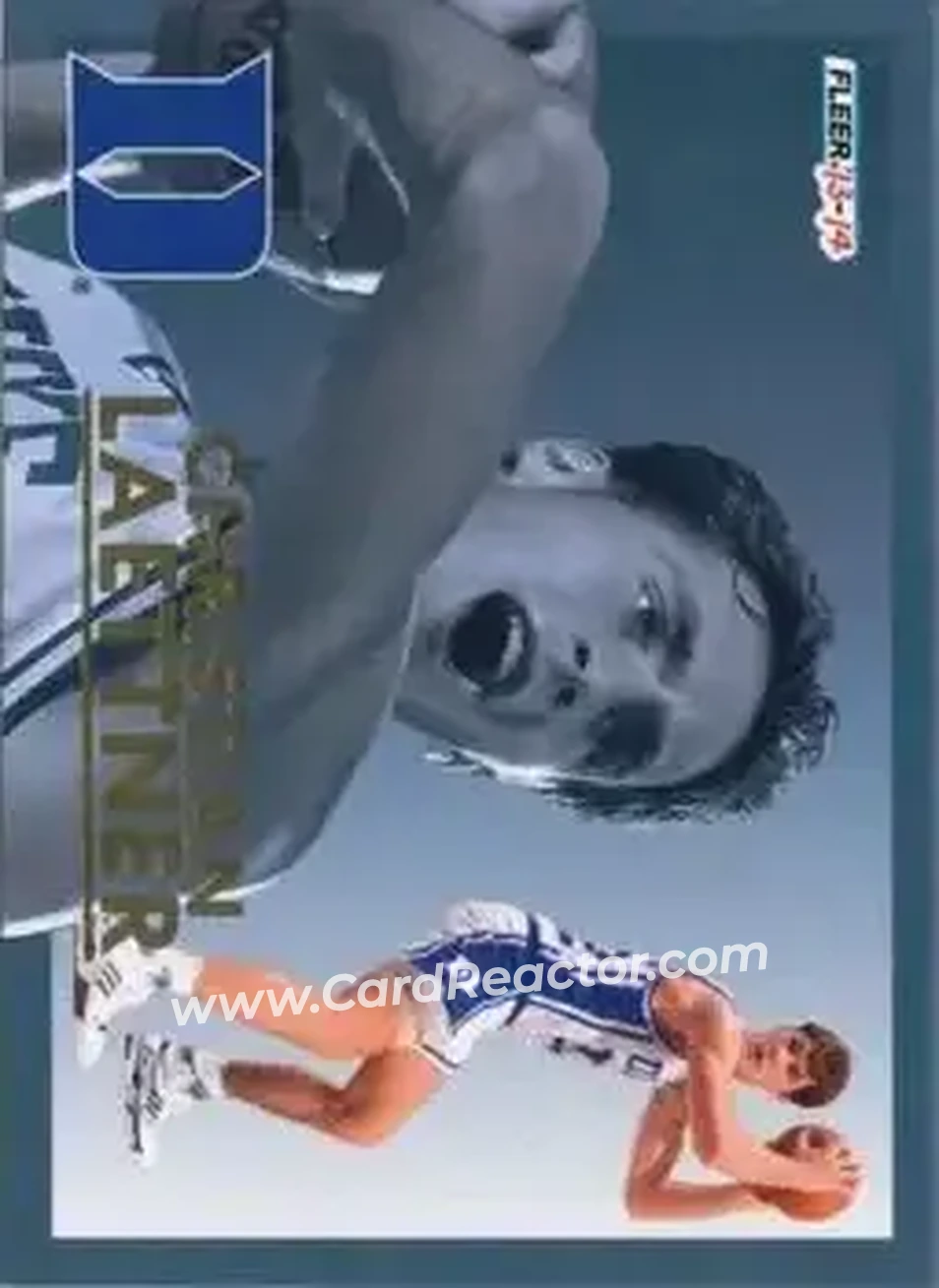 2013-14 Fleer Retro - '92-93 Fleer Final Four Stars #7 - Christian Laettner - Duke Blue Devils - Front
