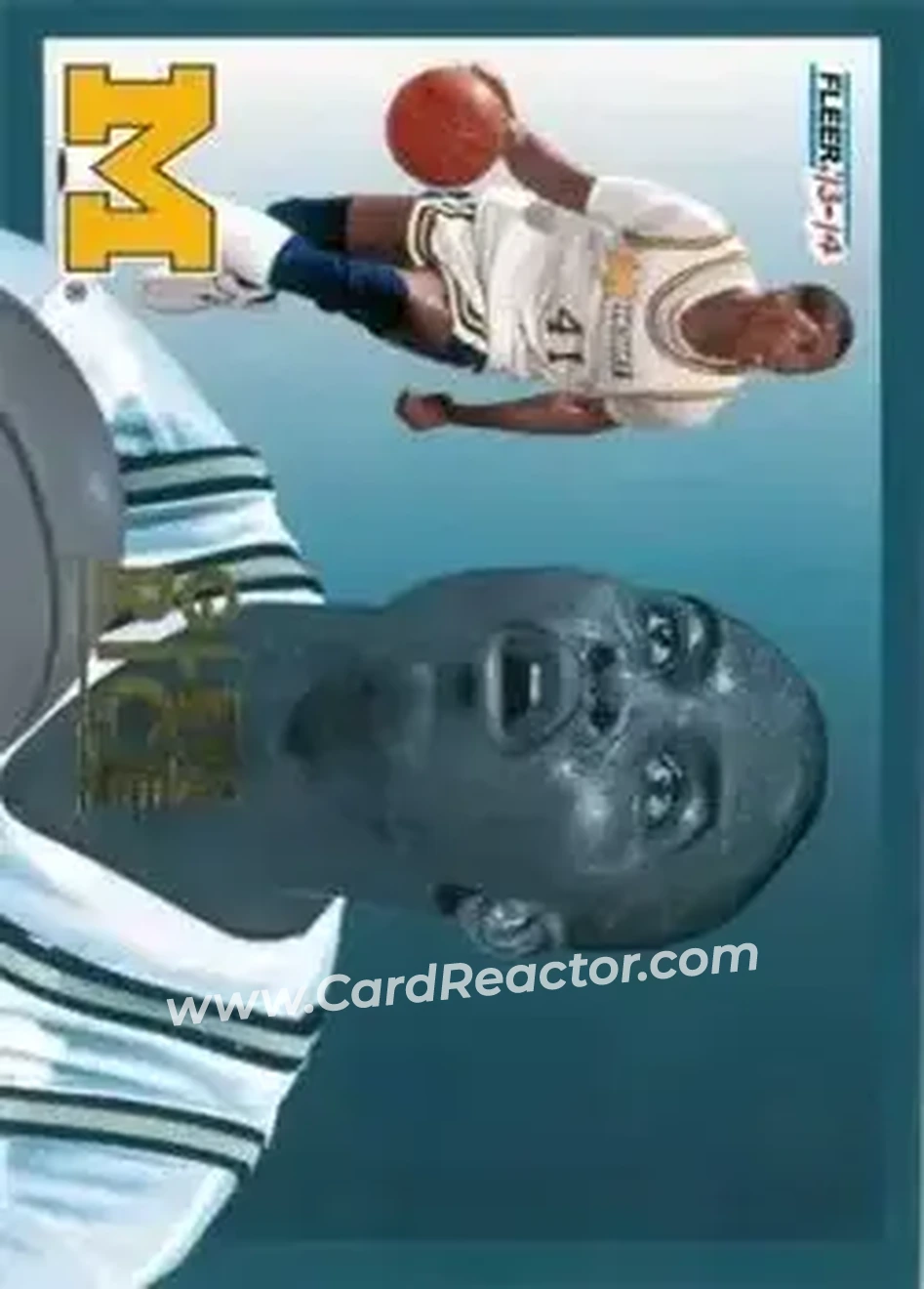 2013-14 Fleer Retro - '92-93 Fleer Final Four Stars #12 - Glen Rice - Michigan Wolverines - Front 2013-14 Fleer Retro - '92-93 Fleer Final Four Stars #12 - Glen Rice - Michigan Wolverines - Front
