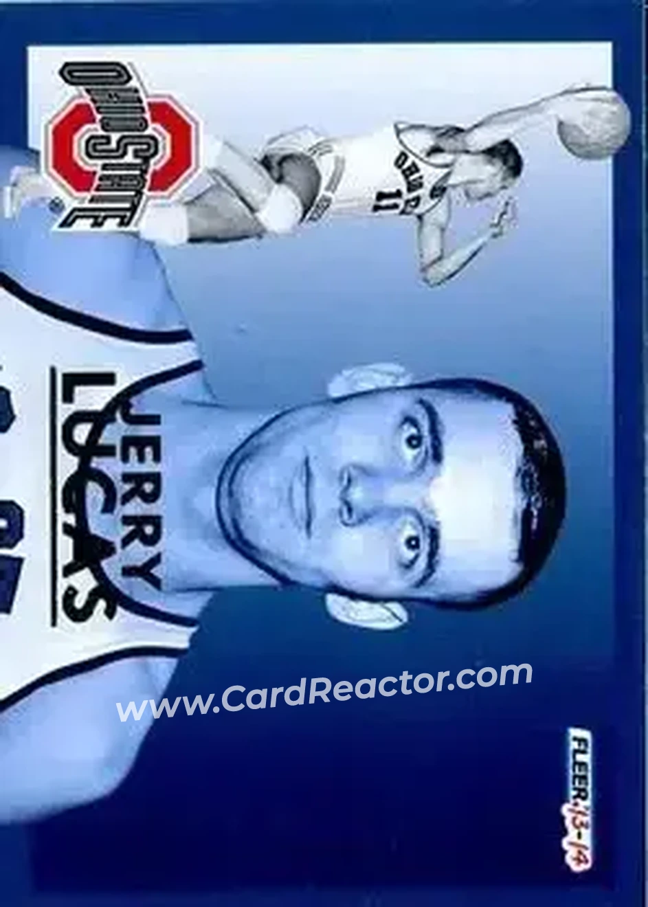 2013-14 Fleer Retro - '92-93 Fleer Final Four Stars #17 - Jerry Lucas - Ohio State Buckeyes - Front