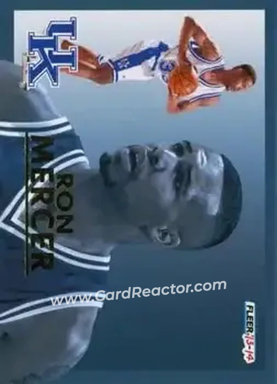 2013-14 Fleer Retro - '92-93 Fleer Final Four Stars #23 - Ron Mercer - Kentucky Wildcats - Front