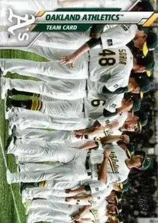 2020 Topps #73 Oakland Athletics TC - Oakland Athletics