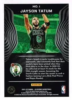 Back of Jayson Tatum