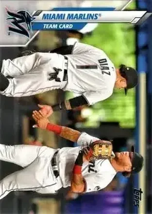 2020 Topps #396 Miami Marlins TC - Miami Marlins