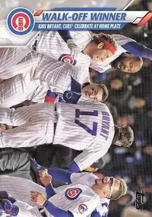 2020 Topps #469 Walk-Off Winner CL, CPC - Chicago Cubs