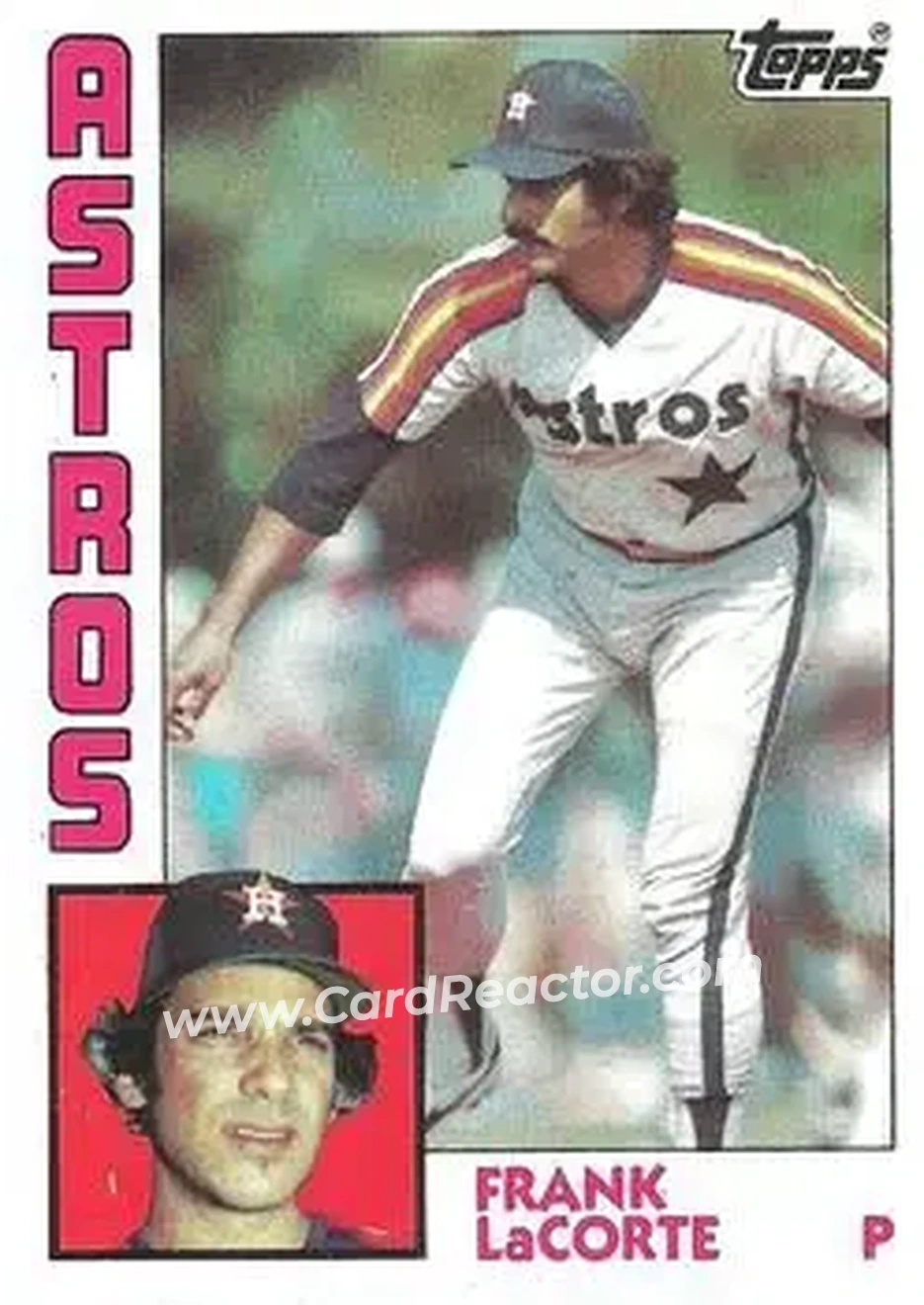 1984 Topps #301 - Frank LaCorte - Houston Astros - Front