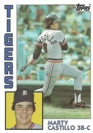 1984 Topps #303 - Marty Castillo - Detroit Tigers