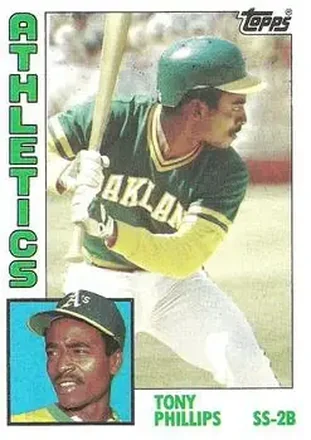 1984 Topps #309 - Tony Phillips - Oakland Athletics