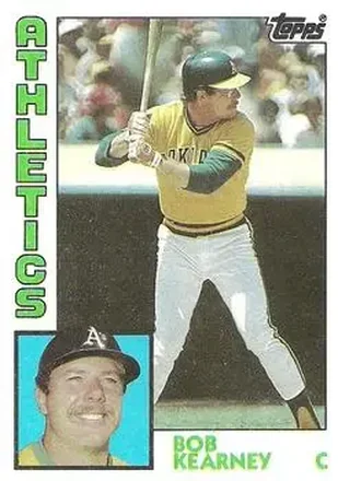 1984 Topps #326 - Bob Kearney - Oakland Athletics 1984 Topps #326 - Bob Kearney - Oakland Athletics