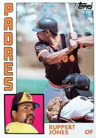 1984 Topps #327 - Ruppert Jones - San Diego Padres