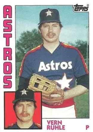 1984 Topps #328 - Vern Ruhle - Houston Astros