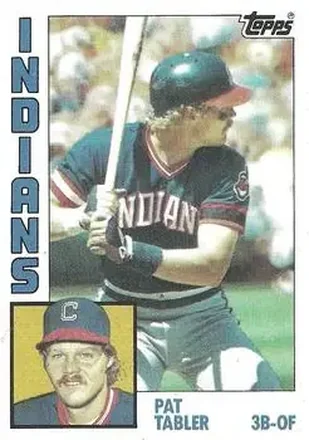 1984 Topps #329 - Pat Tabler - Cleveland Indians