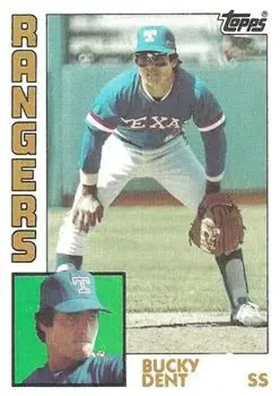 1984 Topps #331 - Bucky Dent - Texas Rangers