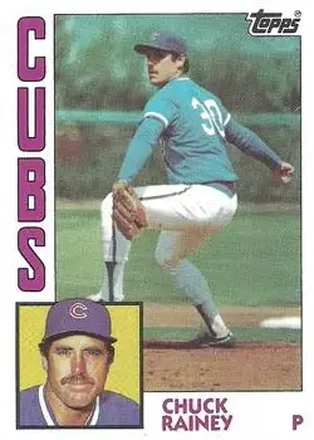 1984 Topps #334 - Chuck Rainey - Chicago Cubs 1984 Topps #334 - Chuck Rainey - Chicago Cubs