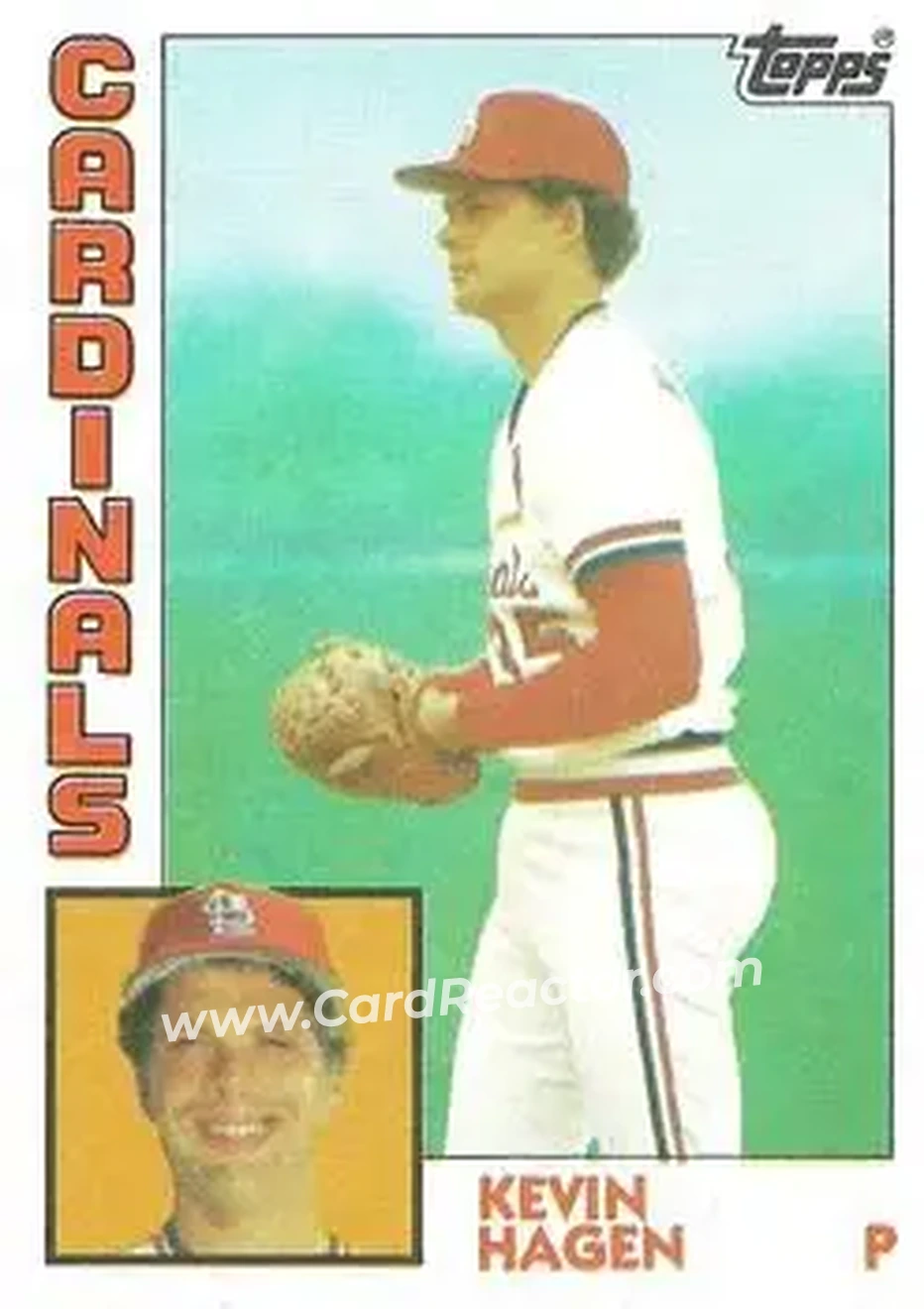 1984 Topps #337 - Kevin Hagen - St. Louis Cardinals - Front