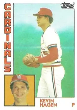 1984 Topps #337 - Kevin Hagen - St. Louis Cardinals