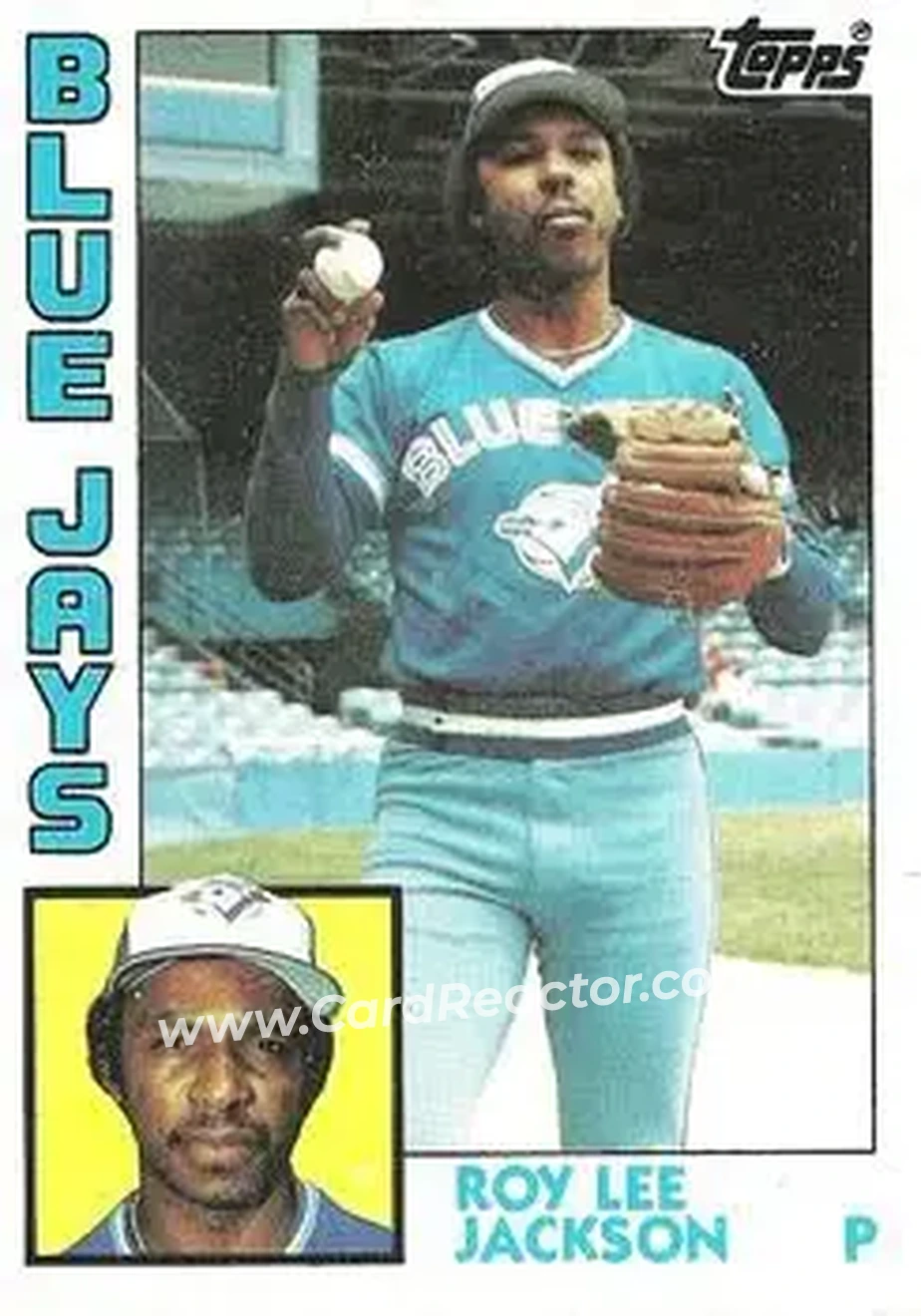 1984 Topps #339 - Roy Lee Jackson - Toronto Blue Jays - Front
