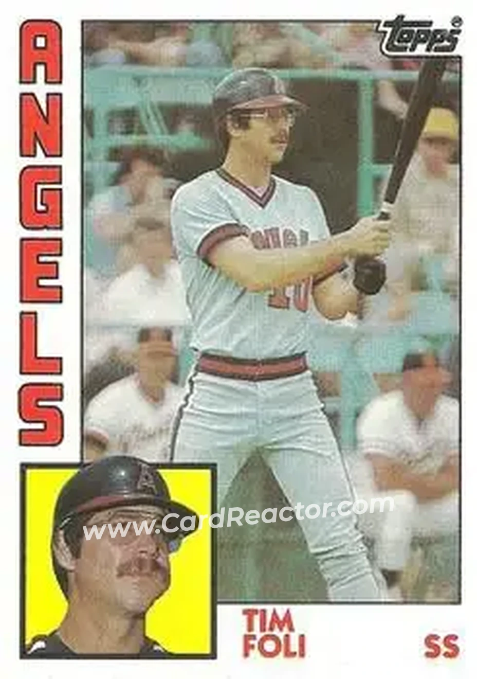 1984 Topps #342 - Tim Foli - California Angels - Front 1984 Topps #342 - Tim Foli - California Angels - Front