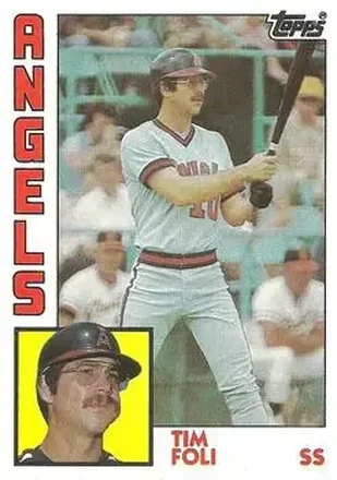 1984 Topps #342 - Tim Foli - California Angels 1984 Topps #342 - Tim Foli - California Angels
