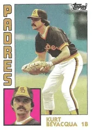 1984 Topps #346 - Kurt Bevacqua - San Diego Padres