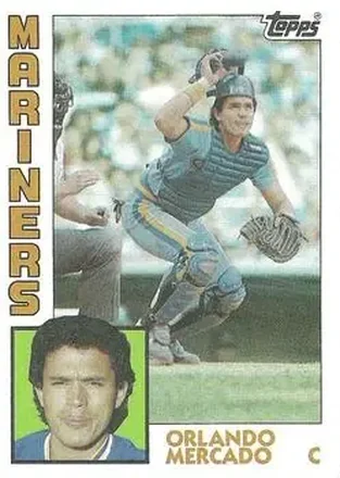 1984 Topps #314 - Orlando Mercado - Seattle Mariners