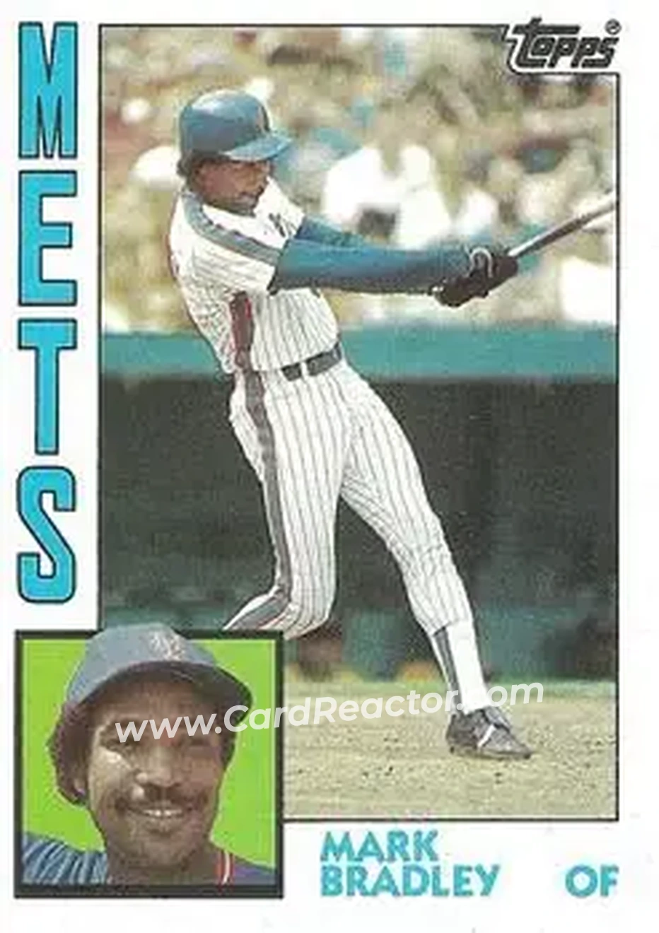 1984 Topps #316 - Mark Bradley - New York Mets - Front