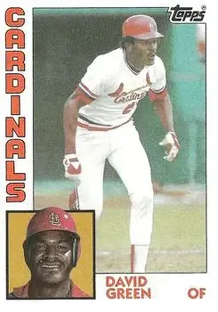 1984 Topps #362 - David Green - St. Louis Cardinals