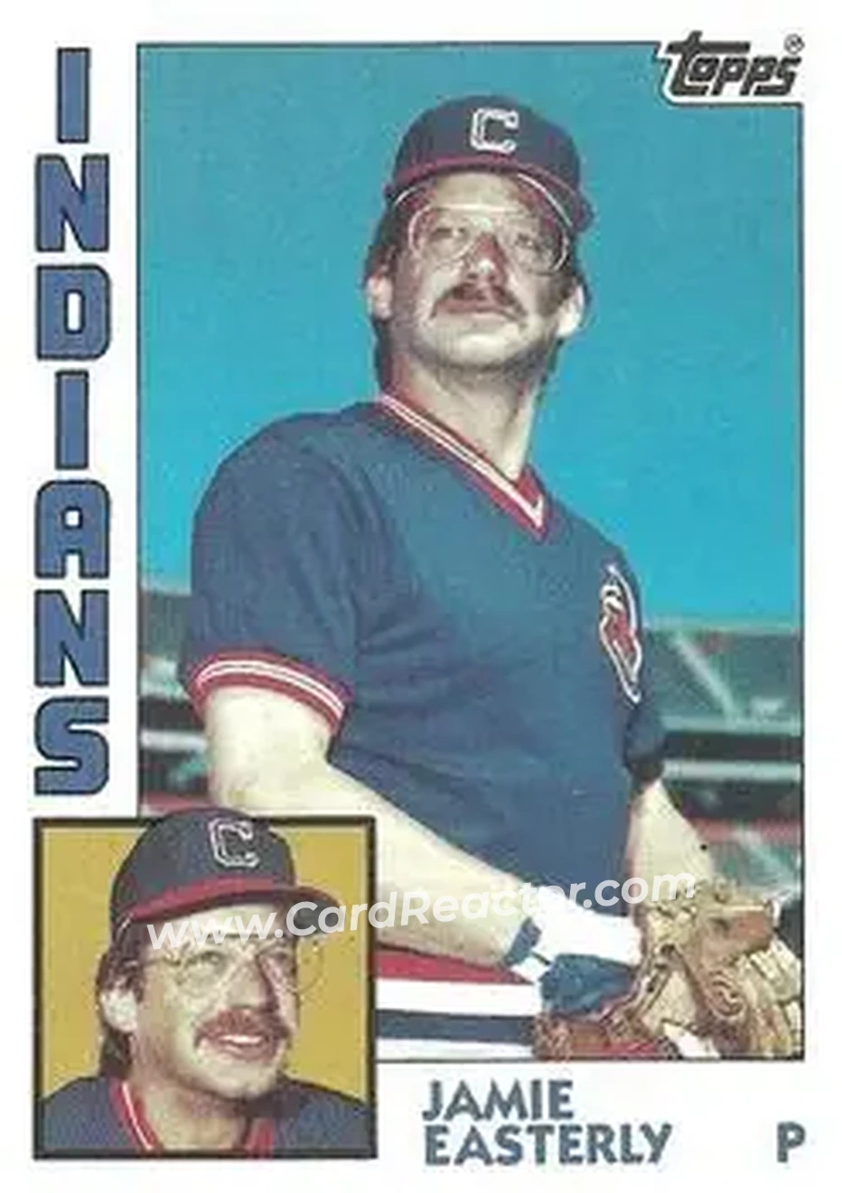 1984 Topps #367 - Jamie Easterly - Cleveland Indians - Front