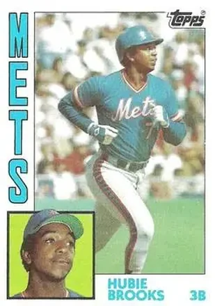 1984 Topps #368 - Hubie Brooks - New York Mets 1984 Topps #368 - Hubie Brooks - New York Mets