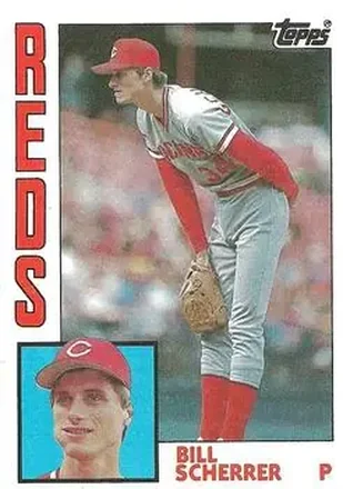 1984 Topps #373 - Bill Scherrer - Cincinnati Reds