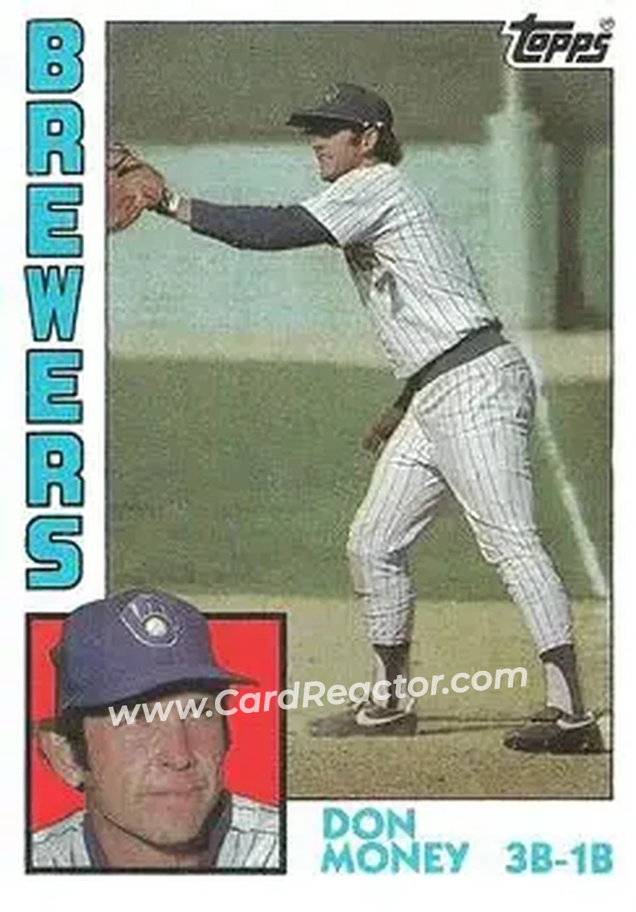 1984 Topps #374 - Don Money - Milwaukee Brewers - Front