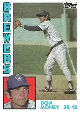 1984 Topps #374 - Don Money - Milwaukee Brewers