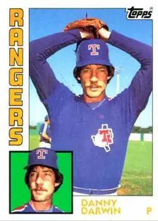 1984 Topps #377 - Danny Darwin - Texas Rangers 1984 Topps #377 - Danny Darwin - Texas Rangers
