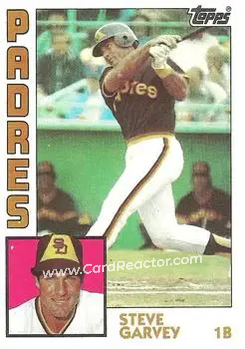 1984 Topps #380 - Steve Garvey - San Diego Padres - Front