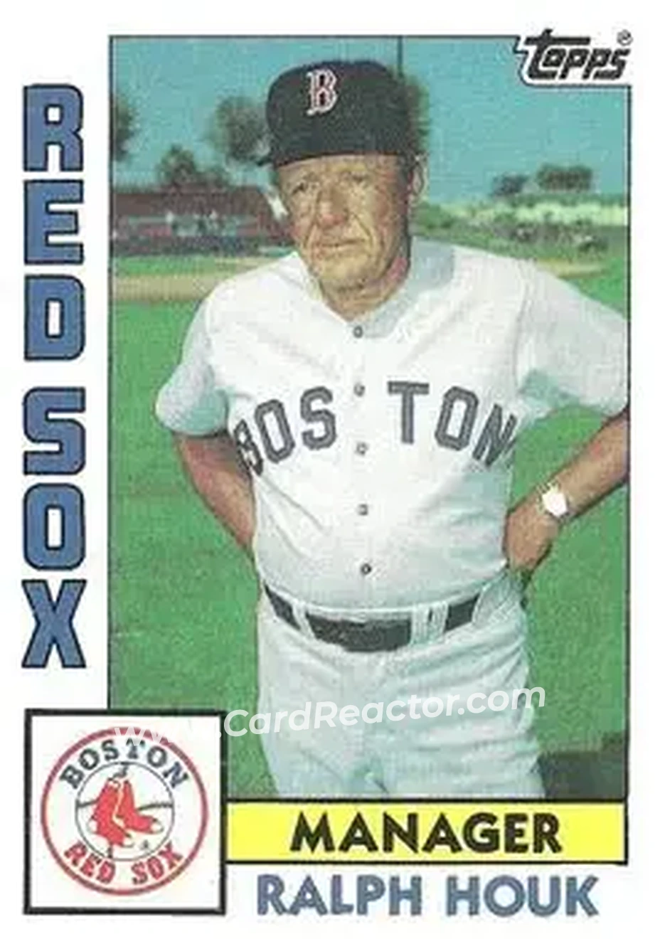 1984 Topps #381 - Ralph Houk - Boston Red Sox - Front