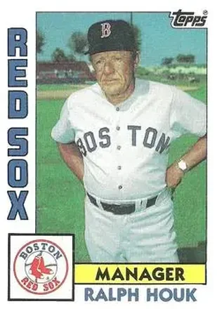 1984 Topps #381 - Ralph Houk - Boston Red Sox
