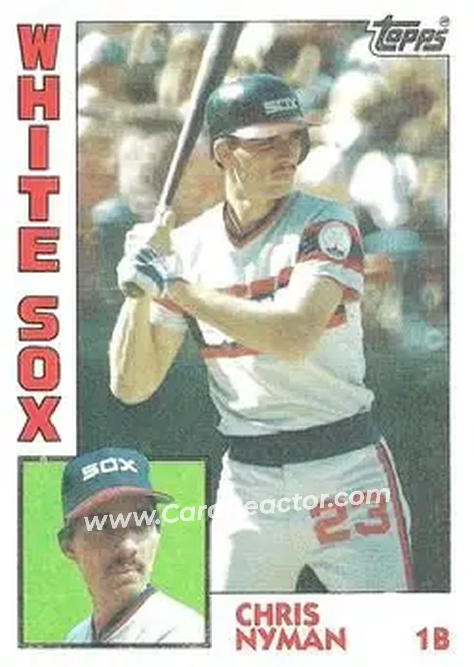 1984 Topps #382 - Chris Nyman - Chicago White Sox - Front