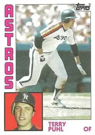 1984 Topps #383 - Terry Puhl - Houston Astros