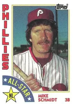 1984 Topps #388 - Mike Schmidt - Philadelphia Phillies