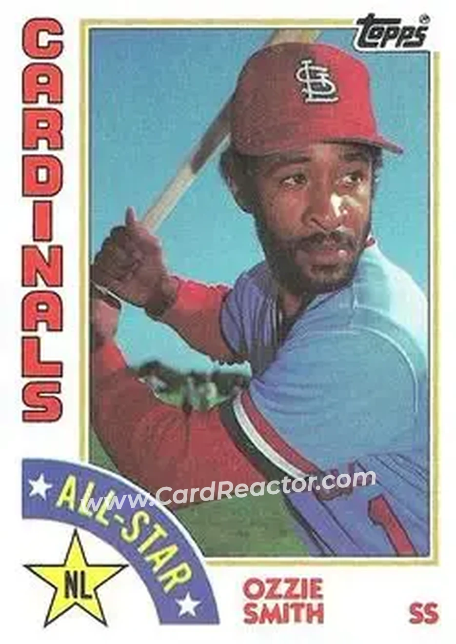 1984 Topps #389 - Ozzie Smith - St. Louis Cardinals - Front