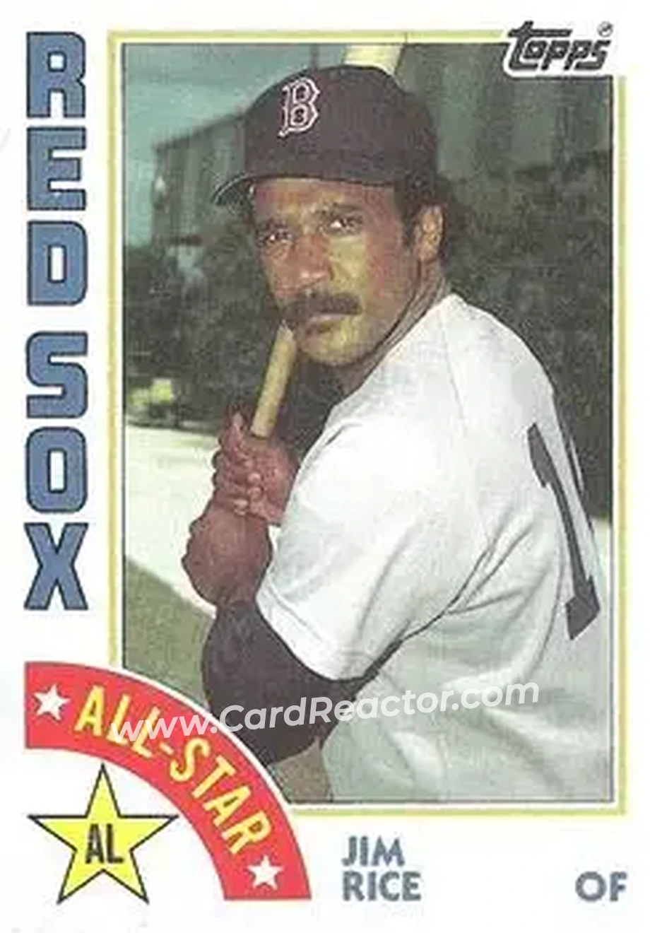 1984 Topps #401 - Jim Rice - Boston Red Sox - Front