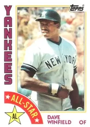 1984 Topps #402 - Dave Winfield - New York Yankees