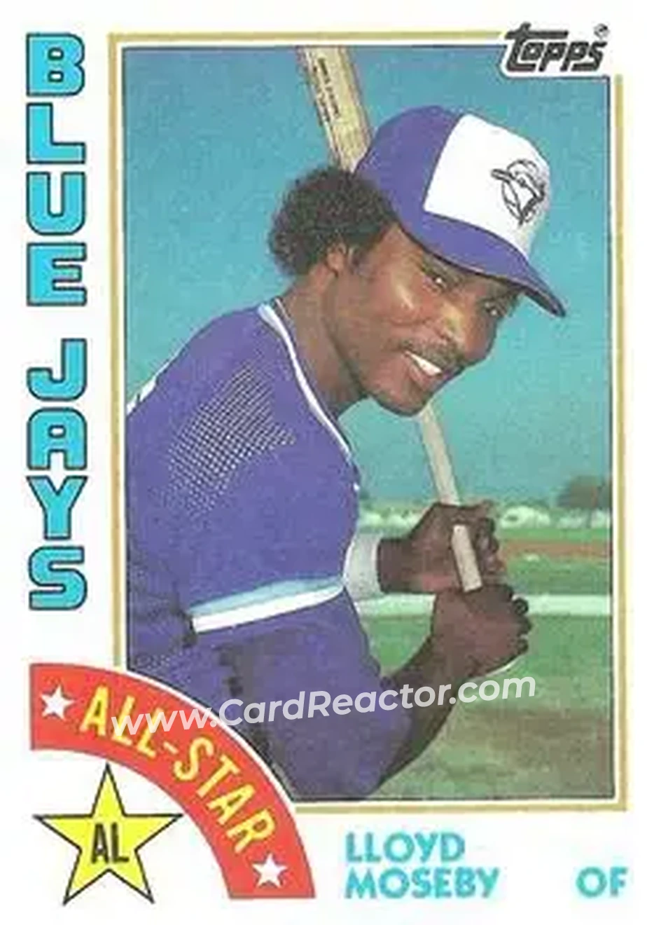 1984 Topps #403 - Lloyd Moseby - Toronto Blue Jays - Front