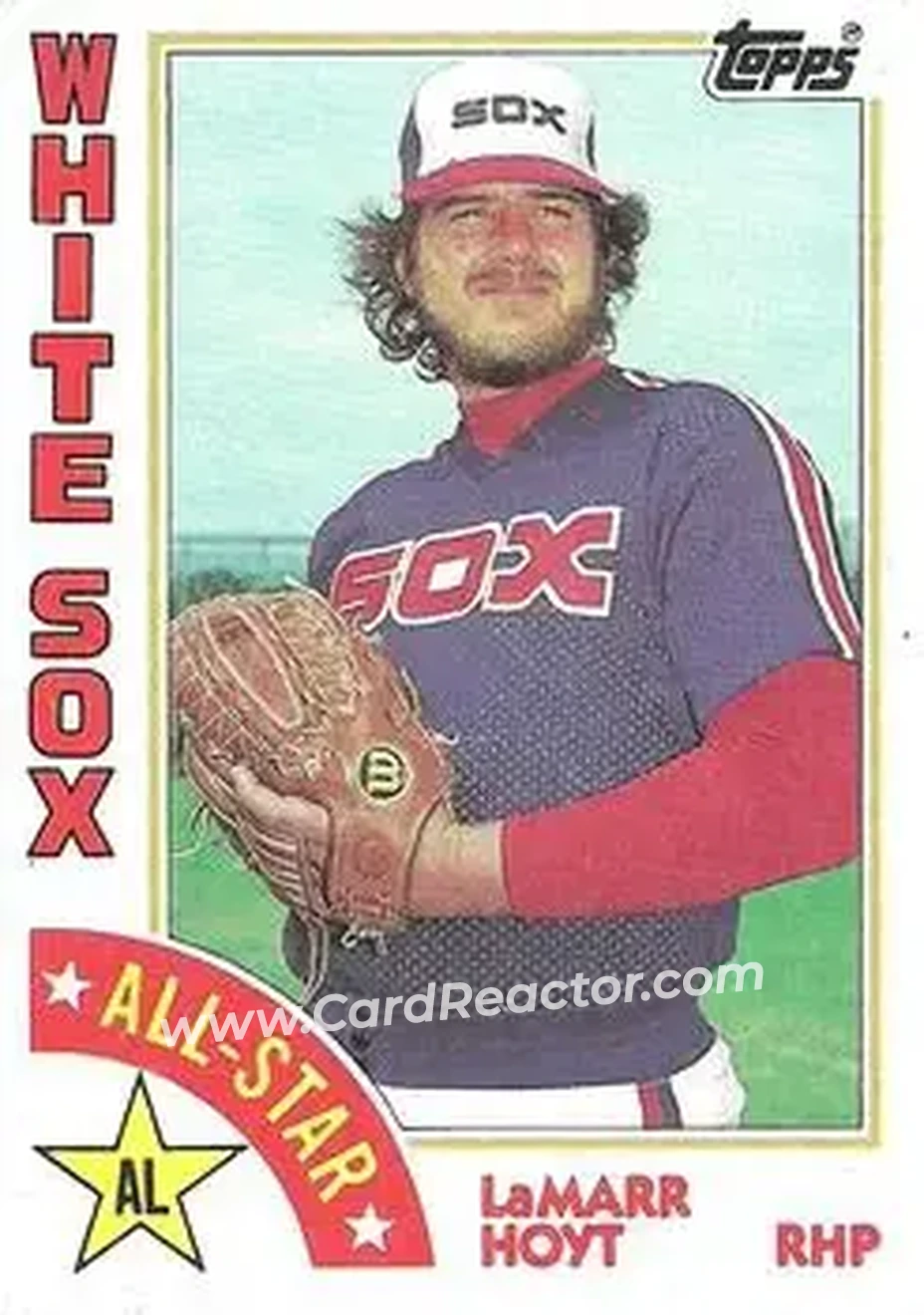 1984 Topps #405 - LaMarr Hoyt - Chicago White Sox - Front